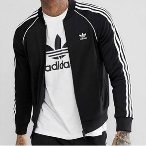 ADIDAS ORIGINALS [S] UNISEX SST TRACK JACKETS. RED OR BLACK